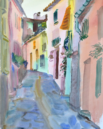 Strada la Collioure II - Maria Constantin